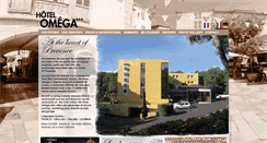 Desktop Screenshot of hotelomega.com