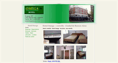 Desktop Screenshot of hotelomega.com.ar